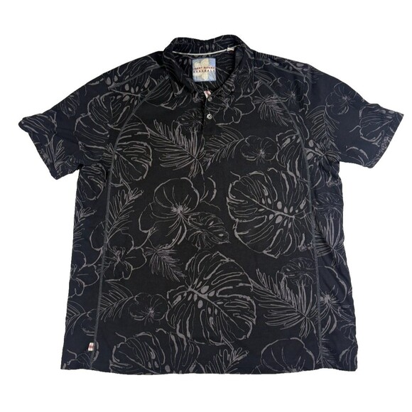 Tommy Bahama Other - Tommy Bahama Baseball Chicago White Sox Polo Shirt 3XL Black Floral Cotton MLB